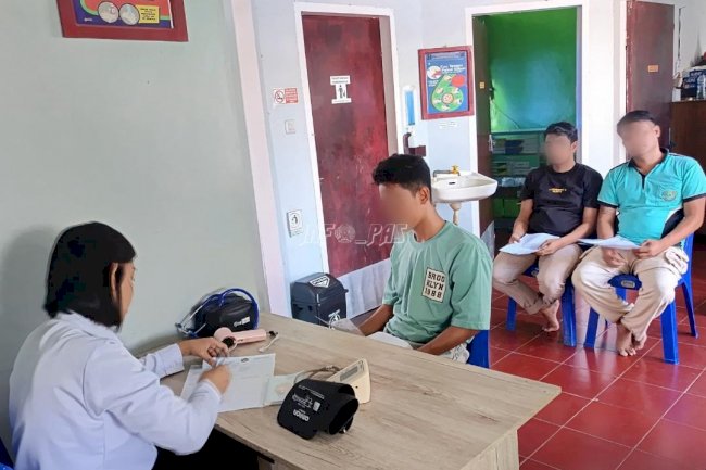Penuhi Hak Warga Binaan, Lapas Tolitoli Gelar Pemeriksaan Kesehatan