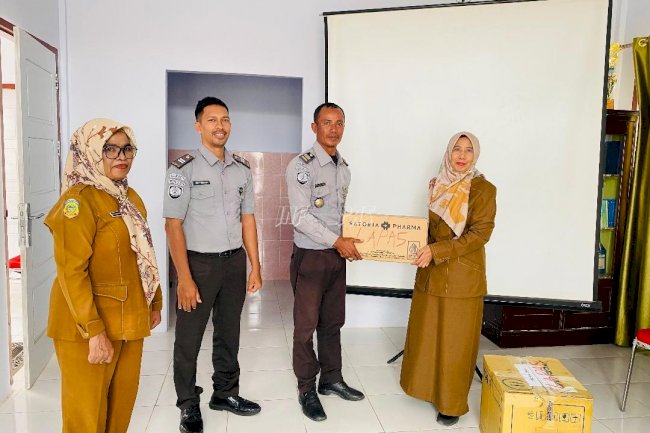 Terima Bantuan Obat-obatan dari Dinkes, Lapas Namlea Siap Maksimalkan Layanan