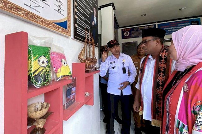 Lapas Wahai Dikunjungi Bupati, Karya Warga Binaan Tuai Apresiasi