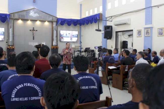 Lapas Cipinang Tunjukkan Komitmen PRIMA lewat Pembinaan Rohani Kristen