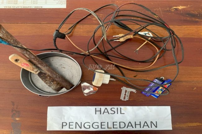 Langkah Preventif Jaga Keamanan Lingkungan, Lapas Tual Gelar Razia Kamar Hunian