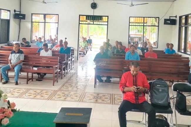 Perkuat Iman di Balik Jeruji, Lapas Ambon Gandeng Penyuluh Agama Kristen Kemenag