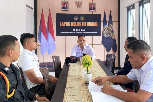 Tingkatkan SDM, Lapas Wahai Siapkan Petugas Hadapi Seleksi PI