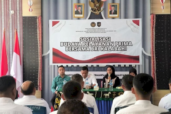 Tingkatkan Profesionalisme, Lapas Kalabahi Gandeng BRI Sosialisasikan Pelayanan Prima
