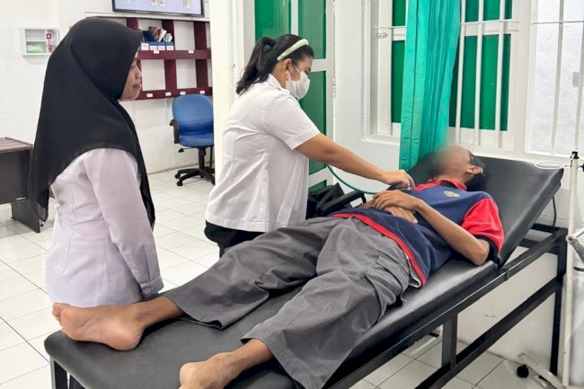 Antisipasi Penyakit Musim Hujan, Rutan Ambon Periksa Kesehatan Warga Binaan