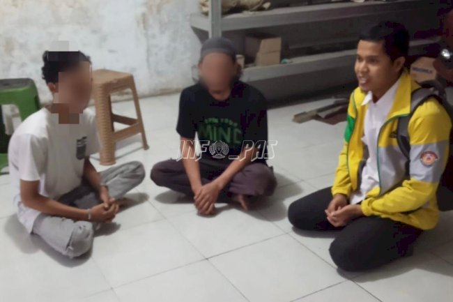 Dampingi Proses Hukum, Bapas Amuntai Kunjungi Orang Tua ABH