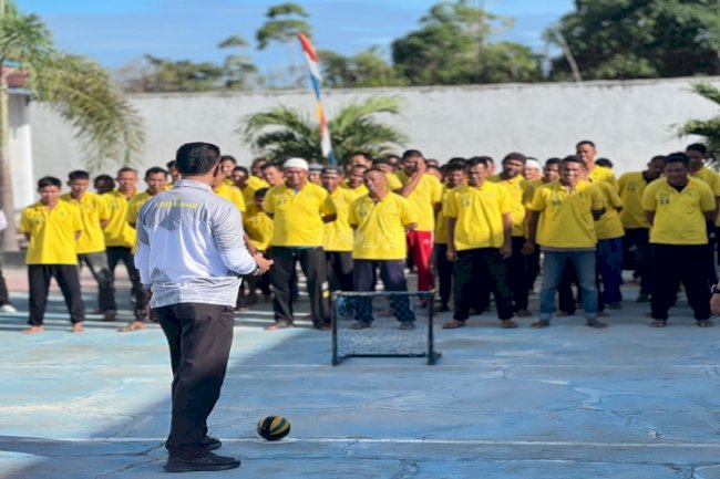 Buka Porseni, Kalapas Namlea Ajak Petugas dan Warga Binaan Junjung Sportivitas