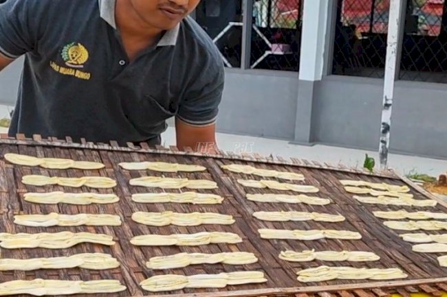 Produksi Sale Pisang, Sarana Pembinaan dan Kemandirian Warga Binaan Lapas Muara Bungo
