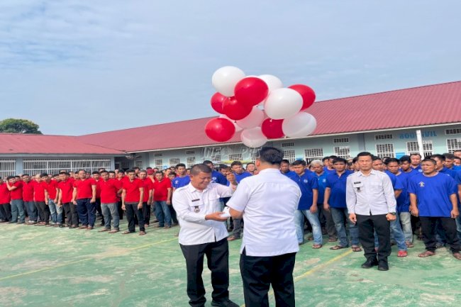 Sambut HUT Ke-80 RI, Lapas Muara Tebo Gelar Pekan Olahraga 