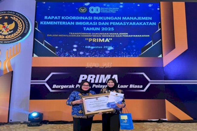 Kanwil Ditjenpas Jateng Raih Peringkat 2 Nasional Pengelolaan Administrasi lewat Aplikasi Srikandi