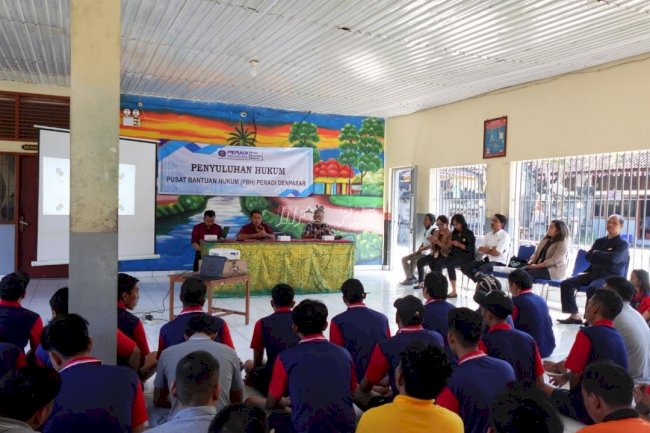 Kolaborasi Rutan Negara dan Peradi, Gelar Penyuluhan Hukum bagi Warga Binaan