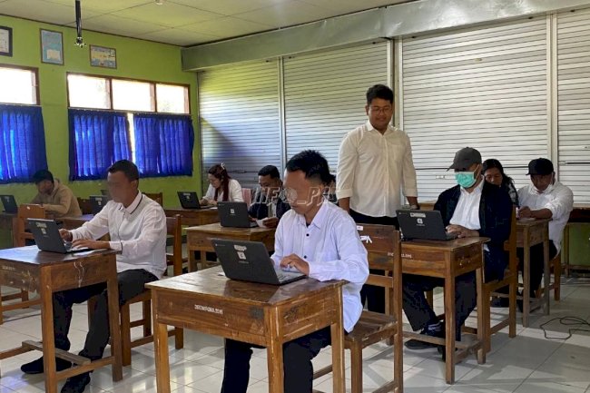 Semangat Belajar Tanpa Batas, Lima Warga Binaan Lapas Narkotika Bangli Jalani ANBK