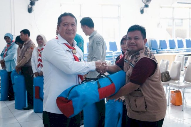 Lapas Cibinong Salurkan Bantuan untuk Gerakan Pramuka
