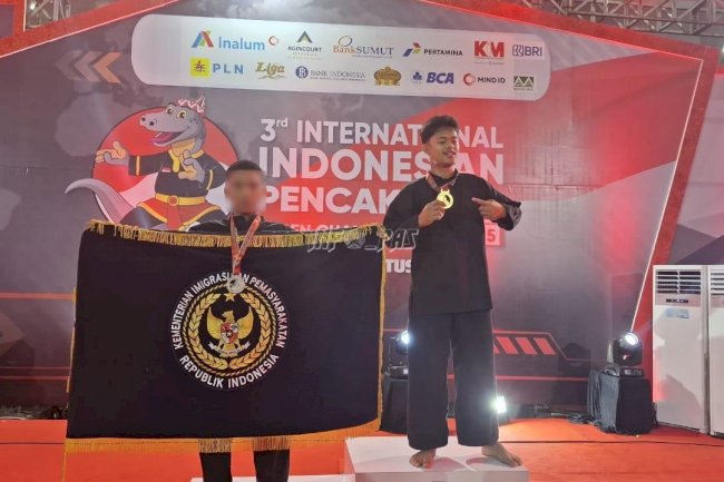 Anak Binaan LPKA Medan Raih Medali Perak di Ajang Pencak Silat Internasional