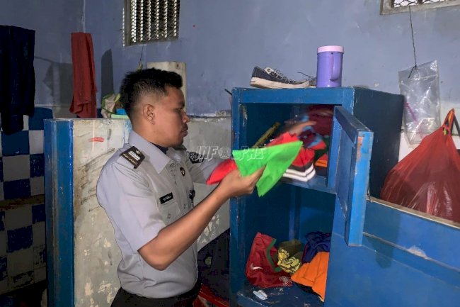 Gelar Razia Malam, Lapas Saumlaki Cegah Gangguan Kamtib