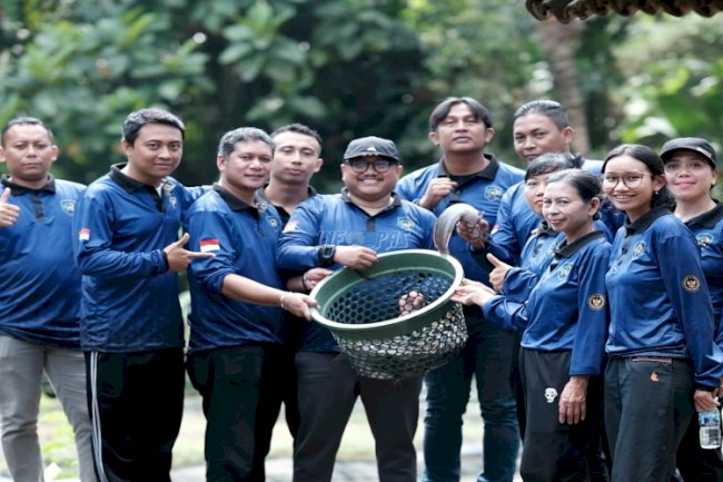 Panen 15 Kg Lele, Bukti Keberhasilan SAE Kolam Lapas Tabanan
