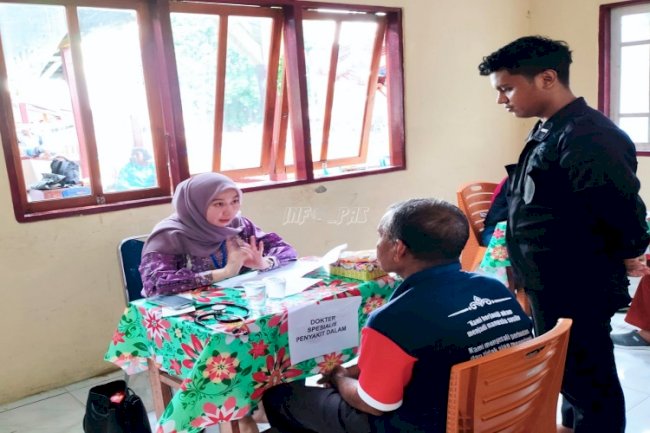 Lapas Wahai Periksakan Kesehatan Warga Binaan Lansia pada Baksos PAPDI