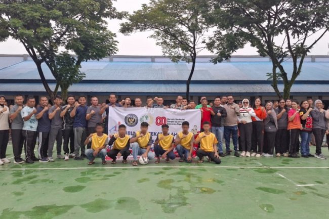 Sambut HUT Ke-80 RI, LPKA Medan Gelar Pekan Olahraga Anak Binaan 