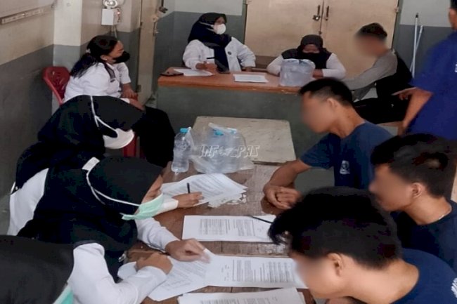 Ratusan Warga Binaan Lapas Cipinang Jalani Skrining Rehabilitasi Langsung di Blok Hunian