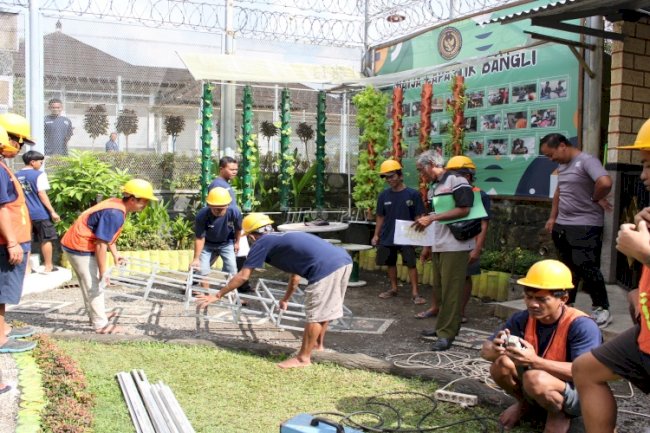 Sebanyak 20 Warga Binaan Lapas Narkotika Bangli Dibekali Pelatihan Pengelasan