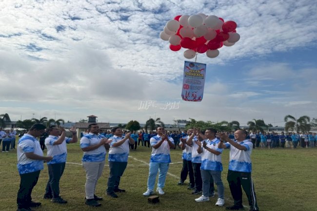 Semarakkan HUT Ke-80 RI, Lapas Banjarbaru Gelar Pekan Olahraga bagi Warga Binaan dan Petugas