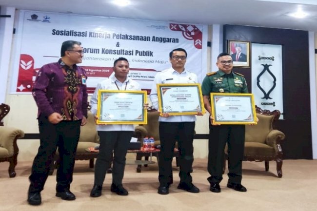 Kanwil Ditjenpas Maluku Raih Penghargaan Terbaik II Bidang Keuangan dari Kanwil DJPb Prov. Maluku