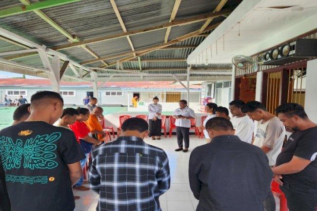 Warga Binaan Lapas Tual Dapat Bimbingan Rohani dari Kemenag Kab. Maluku Tenggara