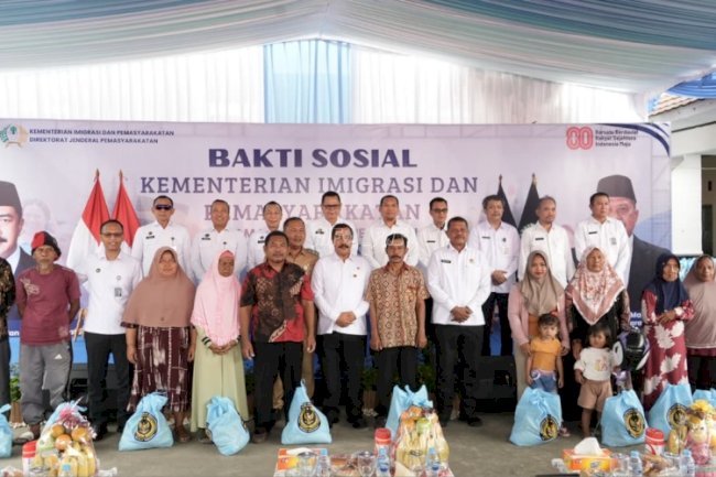 Kemenimipas Gelar Baksos untuk Empat Desa Terdampak Banjir di Karawang
