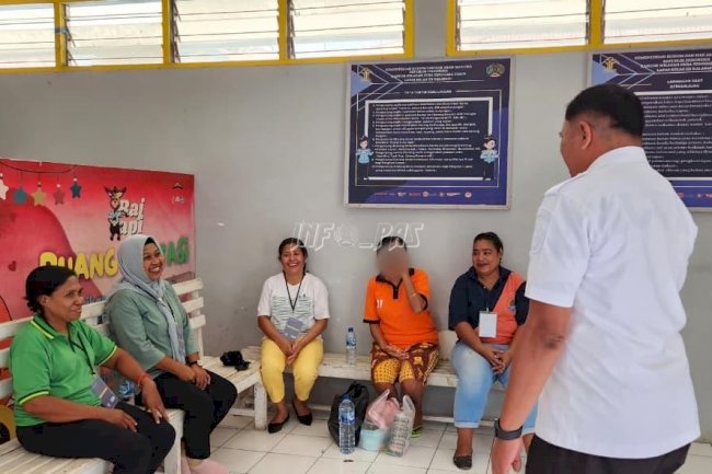 Kalapas Kalabahi Sosialisasikan Layanan Publik kepada Pengunjung dan Warga Binaan