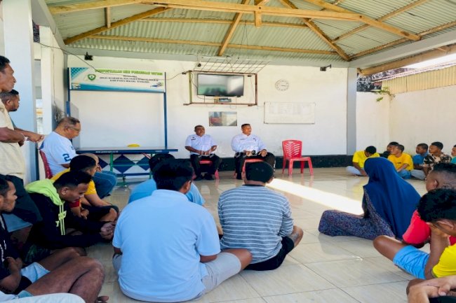 Kumpulkan Warga Binaan, Kalapas Tual Tegaskan Keamanan dan Ketertiban
