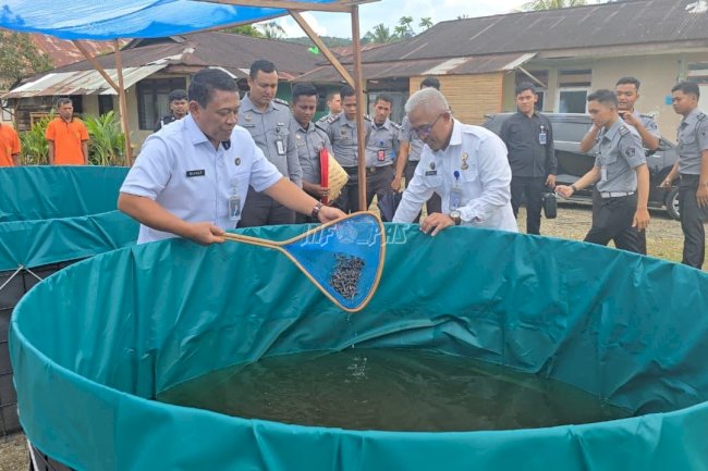 Tinjau Ketahanan Pangan dan Kualitas Pelayanan, Kakanwil Ditjenpas Sumbar Sambangi Lapas Talu