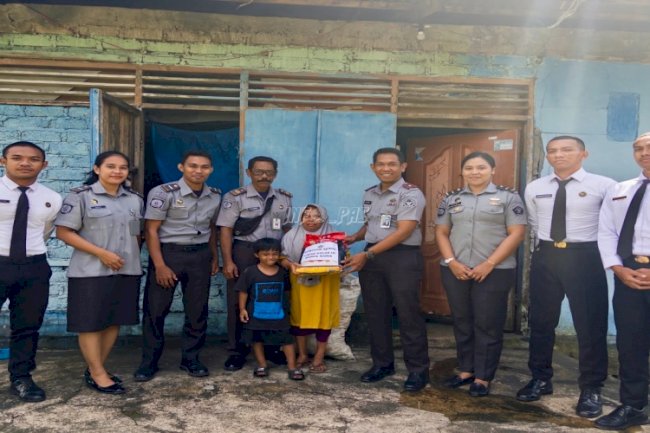 Sambut Kemerdekaan, Lapas Bandanaira Tebar Kepedulian lewat Bansos‎