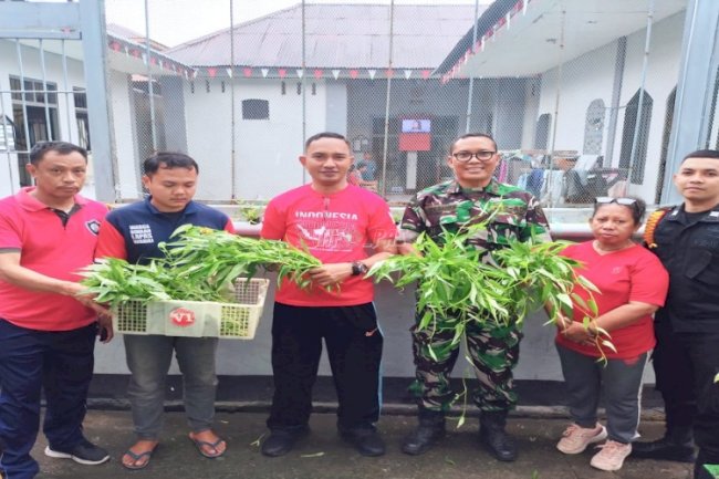 Lapas Wahai Sukses Panen di Dua Lokasi, Danramil 1502-05 Turut Hadir