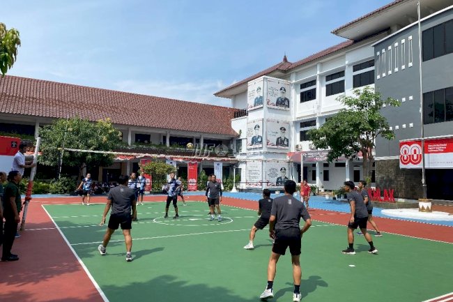 Kanwil Ditjenpas Jateng Tunjukkan Performa Apik di Lomba Voli Putra Hari Pengayoman Ke-80