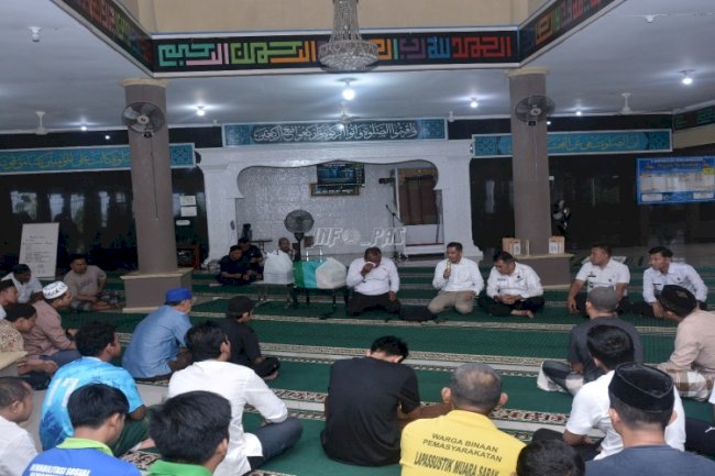 Lapas Narkotika Muara Sabak Gelar Tausiah Agama sebagai Transformasi Spiritual Warga Binaan