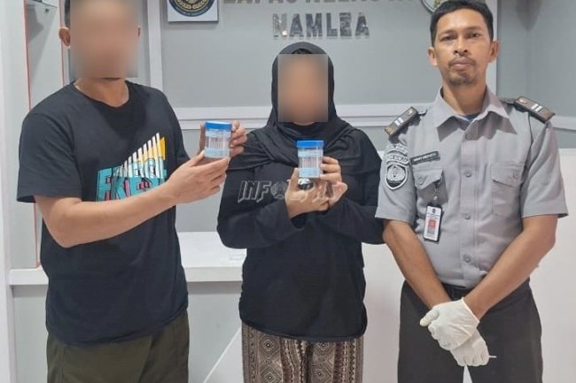 Zero Narkoba Sedari Awal, Dua Tahanan Baru Lapas Namlea Dites Urine