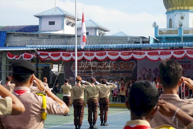 Peringatan Hari Pramuka Ke-64 di Lapas Medan, Jayalah Pramuka, Jayalah Indonesia