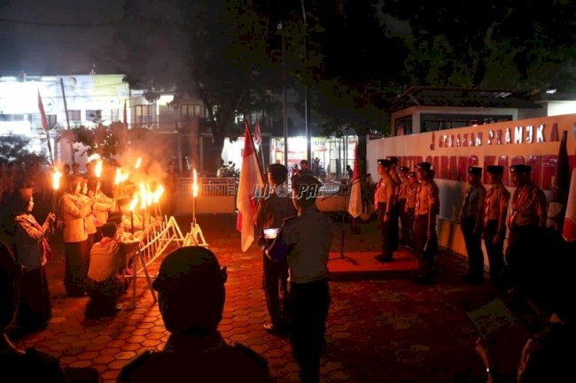Renungan dan Ulang Janji, Cara Lapas Cibinong Peringati Hari Pramuka Ke-64