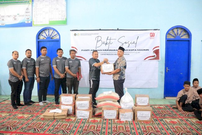 Rayakan Kemerdekaan, Lapas Pemuda Madiun Berbagi Kebahagiaan di Panti Asuhan