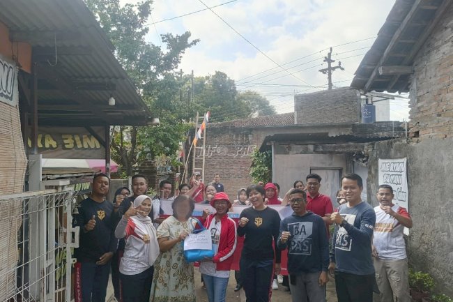 Bapas Klaten Salurkan Bansos Door to Door Sambut HUT Ke-80 RI