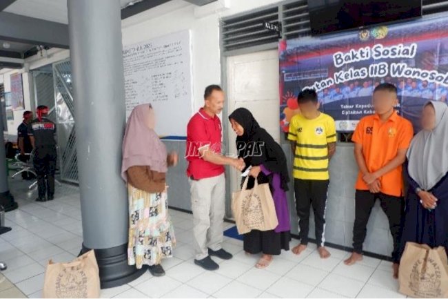 Rutan Wonosobo Sambut HUT Ke-80 RI dengan Bakti Sosial