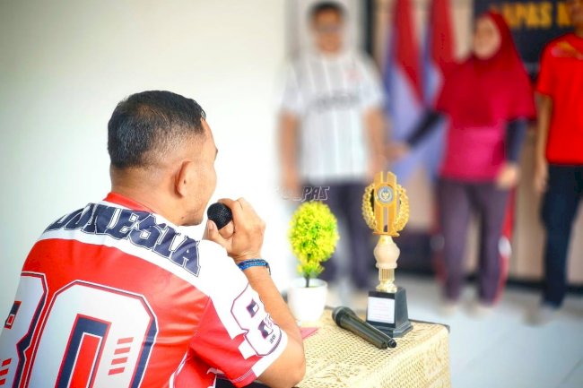 Lapas Wahai Gelar Lomba Nyanyi Mars Kemenimipas Meriahkan HUT RI