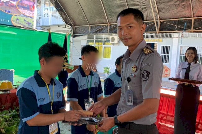 40 Warga Binaan Lapas Tolitoli Ikuti Pelatihan Kemandirian Bersertifikat