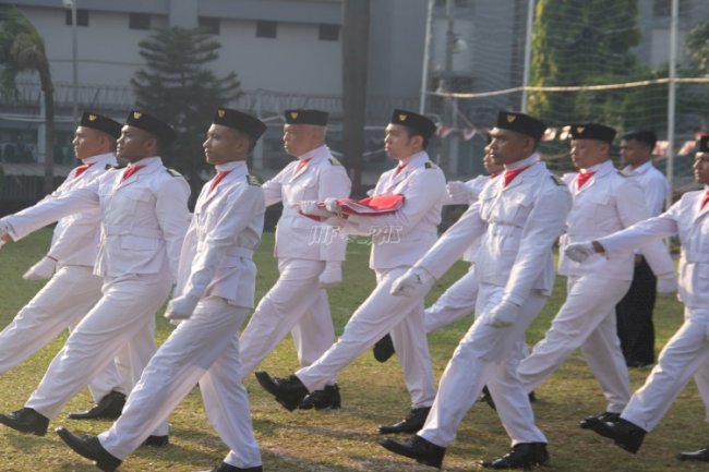 Napiter Kibarkan Bendera Merah Putih, Bukti Keberhasilan Pembinaan di Lapas Cipinang