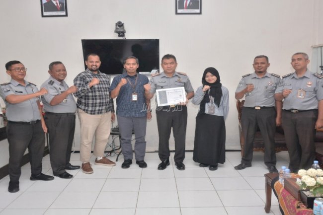 Lapas Narkotika Muara Sabak Raih Penghargaan IKPA Terbaik Semester I dari KPPN Kuala Tungkal