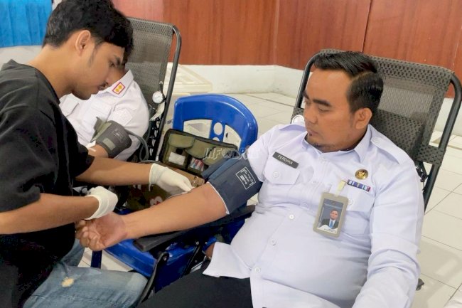 Donor Darah HUT Ke-80 RI Rutan Ambon, Selamatkan Jiwa Sehatkan Raga