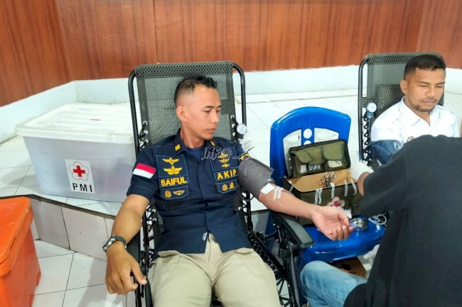 Bapas Ambon Ikuti Donor Darah, Setetes Darah untuk Rayakan Kemerdekaan