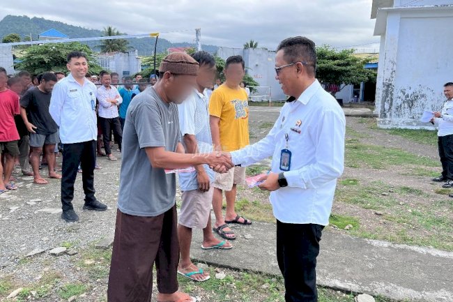 Lapas Luwuk Apresiasi Warga Binaan Pemenang Lomba, Tumbuhkan Semangat Kebersamaan