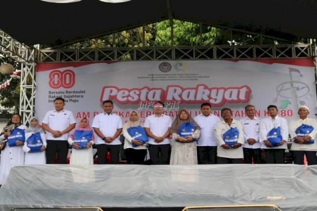 Lewat Pesta Rakyat, Lapas Cibinong Hibur Warga Binaan dan Salurkan Bansos