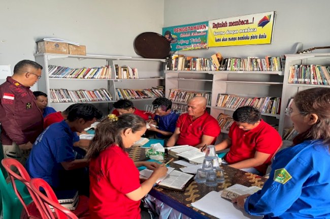 Warga Binaan Nasrani Lapas Muara Tebo Jalani Ibadah bersama Kemenag Prov. Jambi